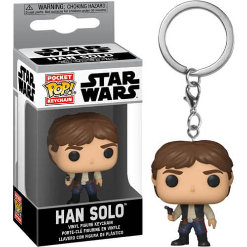 Star Wars Han Solo Pocket Pop! Keychain