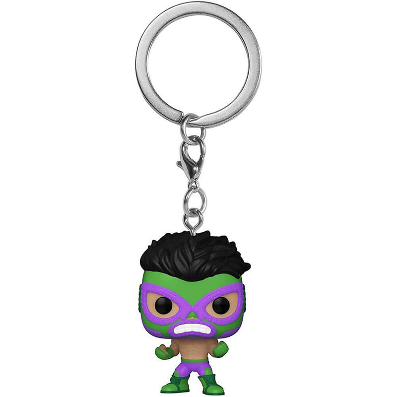 Hulk Luchadore Pocket Pop! Keychain