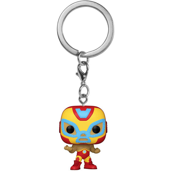 Iron Man Luchadore Pocket Pop! Keychain
