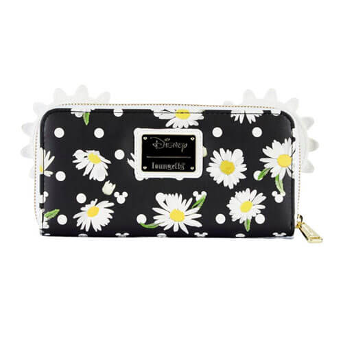 Mickey Mouse Minnie Daisies Zip Purse