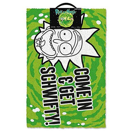 Rick and Morty Get Schwifty Door Mat