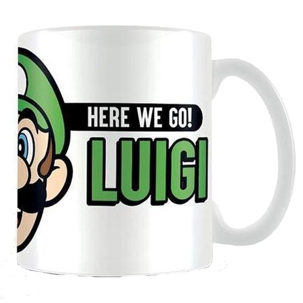 Super Mario Here We Go Luigi Coffee Mug 315mL