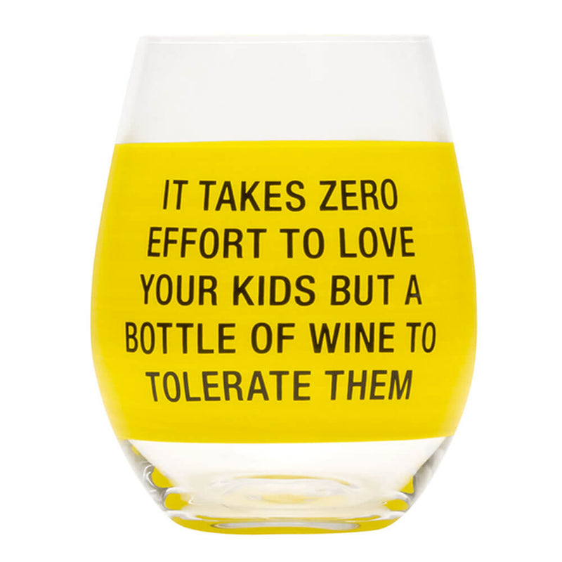 Say What Wine Glass