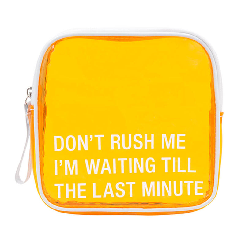 Say What Vinyl Cosmetic Bag