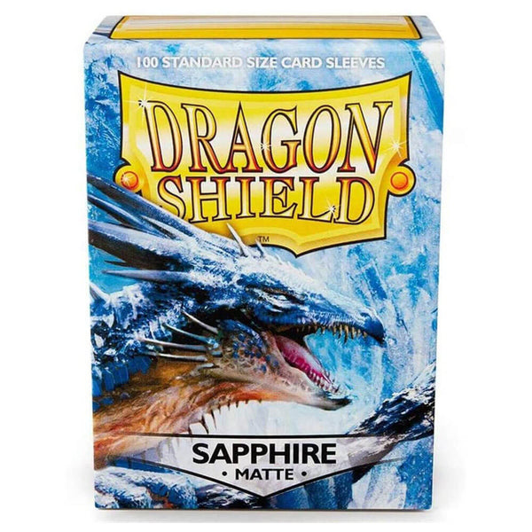 Dragon Shield Matte Sapphire Card Sleeves Box of 100
