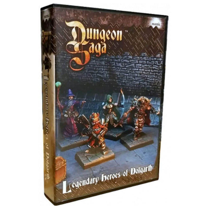 Dungeon Saga Legendary Heroes of Dolgarth Miniatures