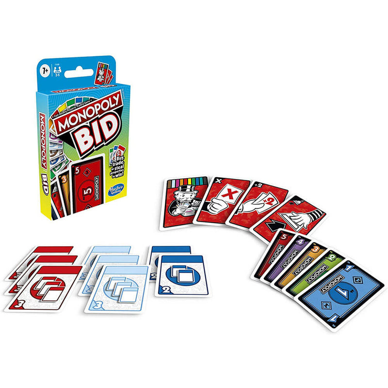 Monopoly Bid Card Game Board Game