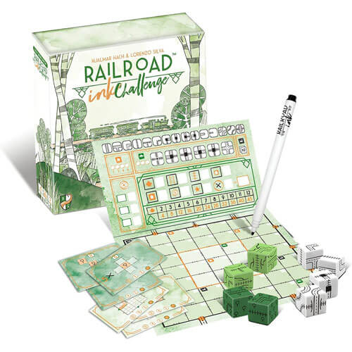 Railroad Ink Challenge Board Game