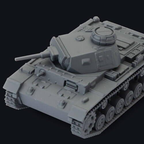 World of Tanks Mini Game W3 German Panzer III J (Medium)