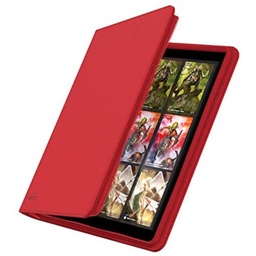 Ultimate Guard 12 Pocket Red QuadRow ZipFolio Folder