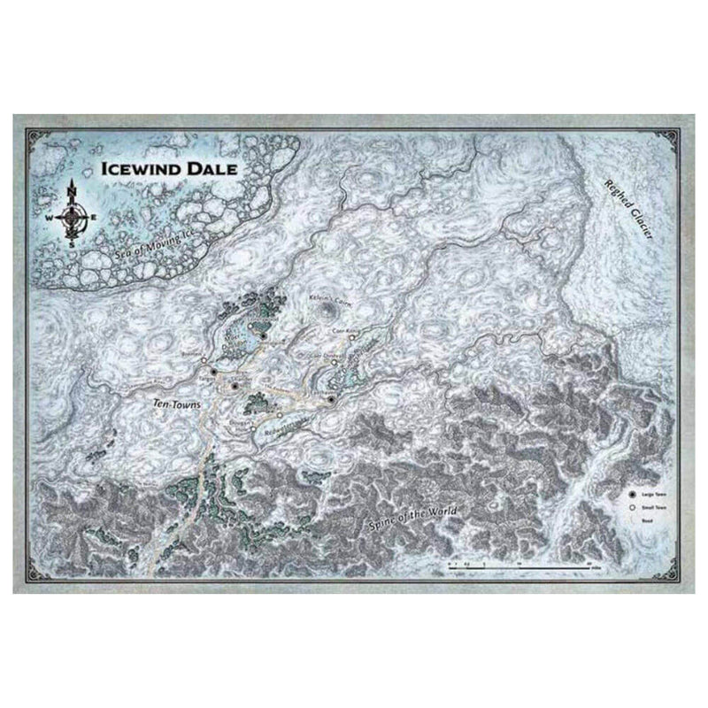 Dungeons & Dragons Icewind Dale Map Set RPG Game