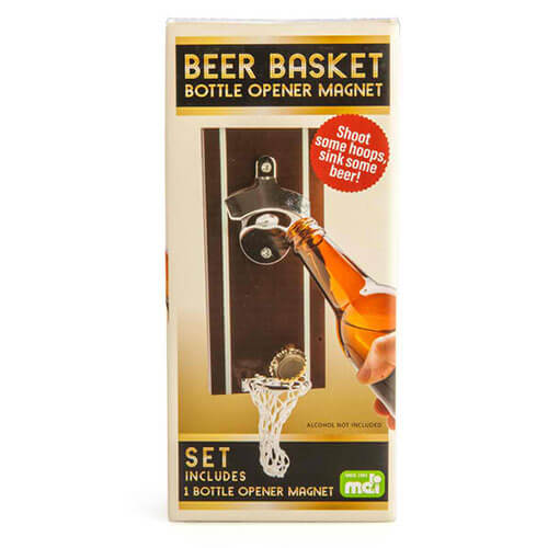 Magnetic Beer Basket Bottle Opener