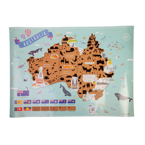 Scratch Me Away Australia Travel Map