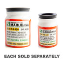 Prescription Marijuana Stash It! Storage Jar