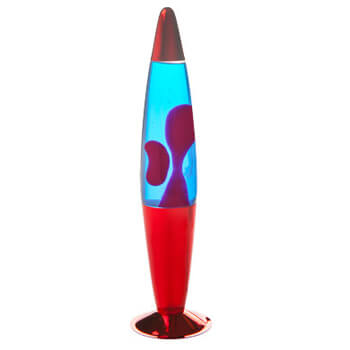 Red-Red-Blue Metallic Peace Motion Lamp