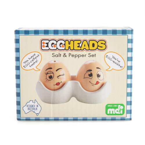 Eggheads Salt & Pepper Set