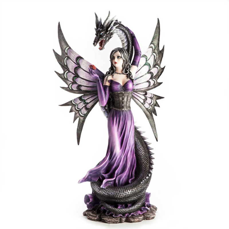 Purple Fairy With Black Serpent