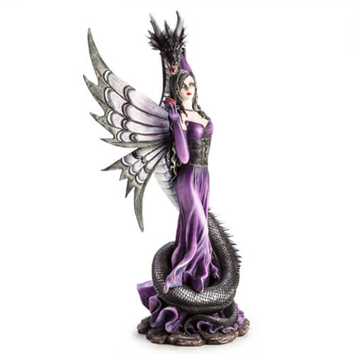 Purple Fairy With Black Serpent