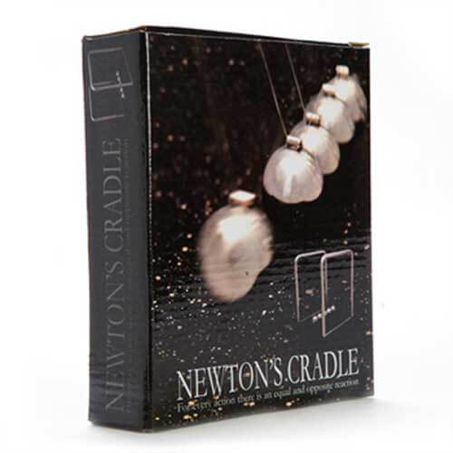 Newton's Cradle w/Marble Look Base