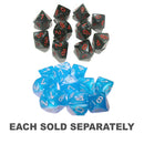 Chessex D10 Polyhedral 10-Die Velvet Set
