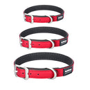 Elegant Vegan Leather Collar (Red)
