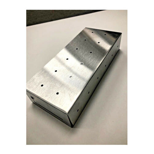 Outdoor Magic Hinged Stainless Steel Soaker Smoker Box