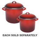 Chasseur Enamel Stock Pot (Red)