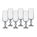 Bohemia Claudia Flutes 180mL (Set of 6)