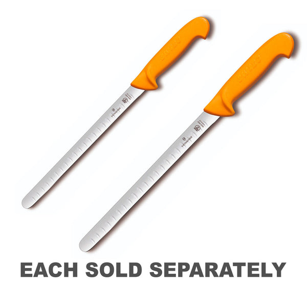 Swibo Fluted Flexible Blade Salmon Knife (Yellow)