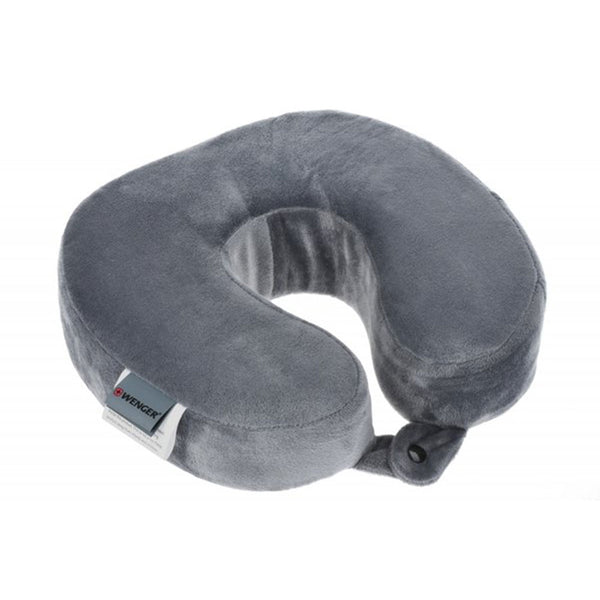 Wenger Fleece Memory Foam Pillow (Grey)