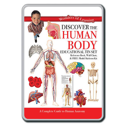 Wonders of Learning Discover Human Body Tin Set