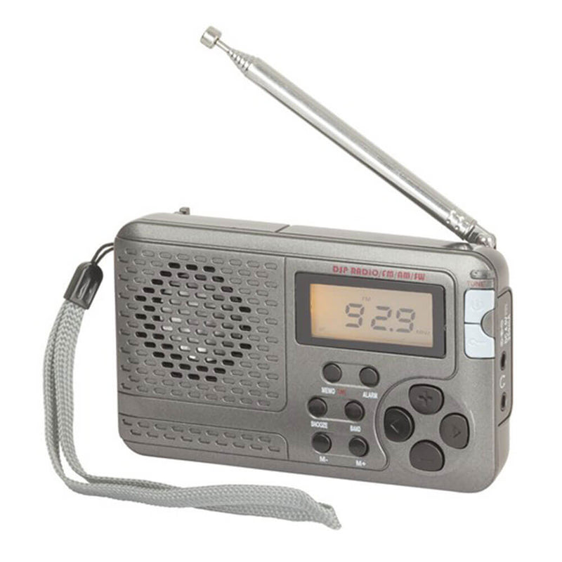 Multiband FM/MW/SW Pocket Alarm Radio