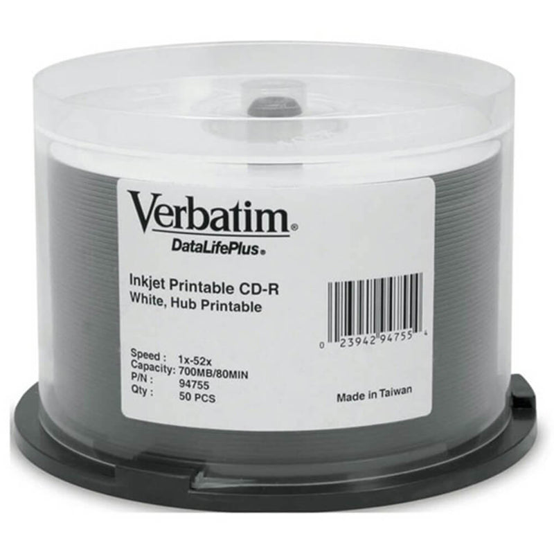 Verbatim CD-R 80min/700MB 50 Pack 52x Writespeed