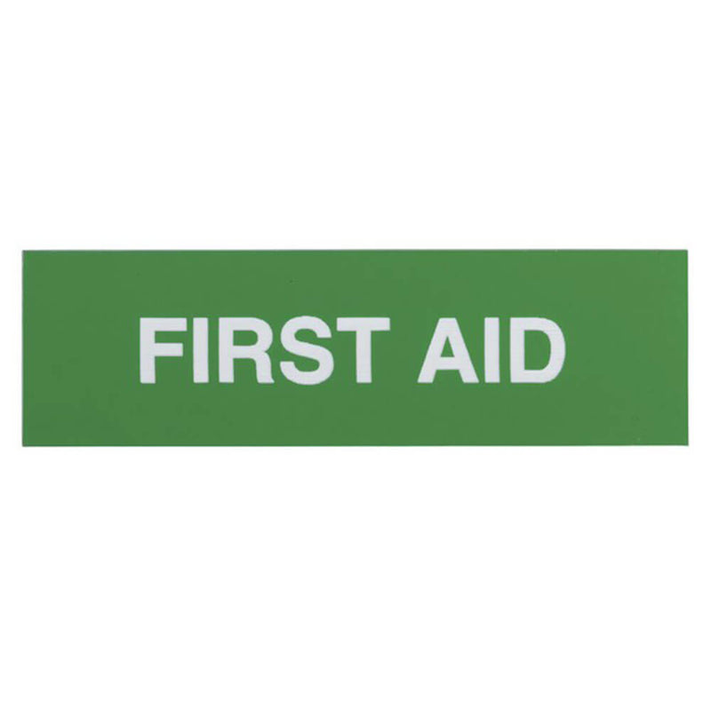 Adhesive First Aid Sticker Sign (100x30mm)