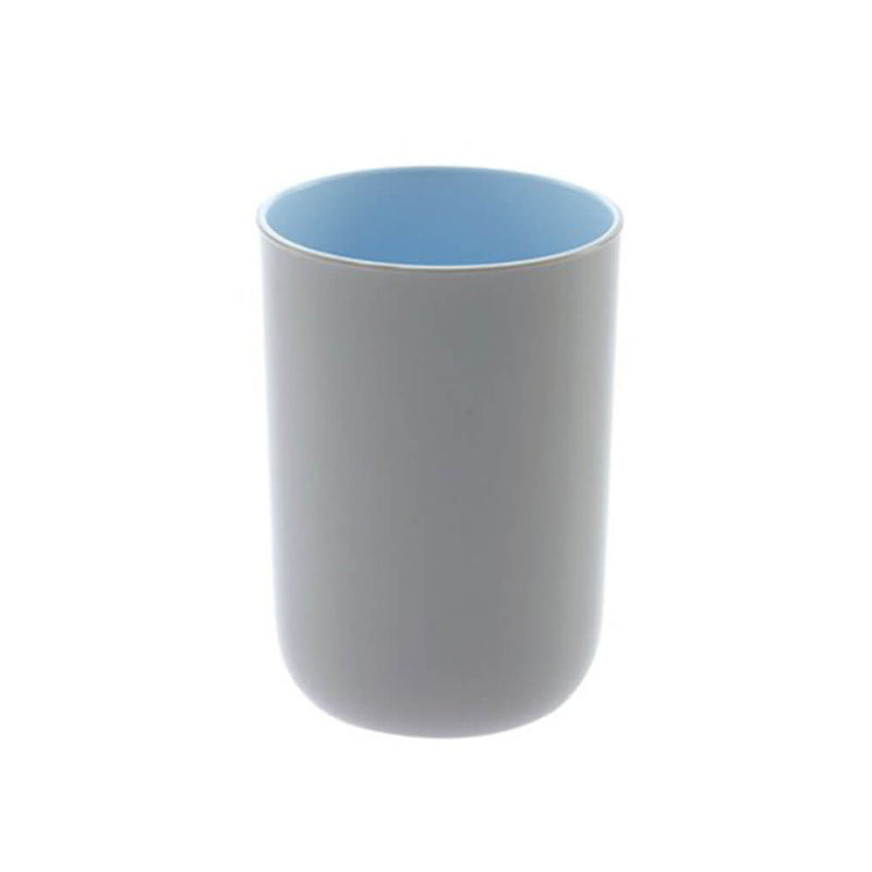 Blue Grey Plastic Tumbler 525ml Blu/Gry