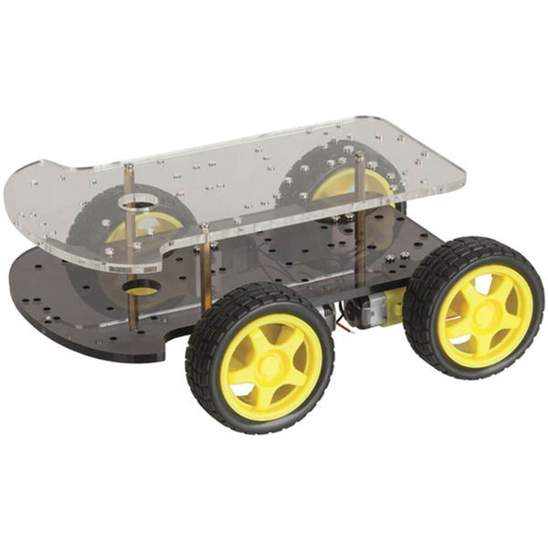 3 Wheel Drive Motor Chassis Robotics Programmable Kit