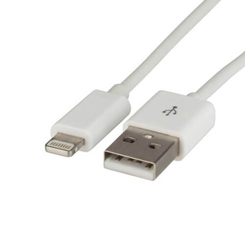Lightning to USB Data Charger/Data Cable Lead (1m)