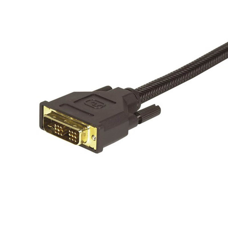 Video HDMI Plug to DVI Plug Lead Gold (3m)