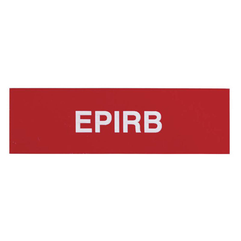 Adhesive EPIRB Sticker Sign (100x30mm)