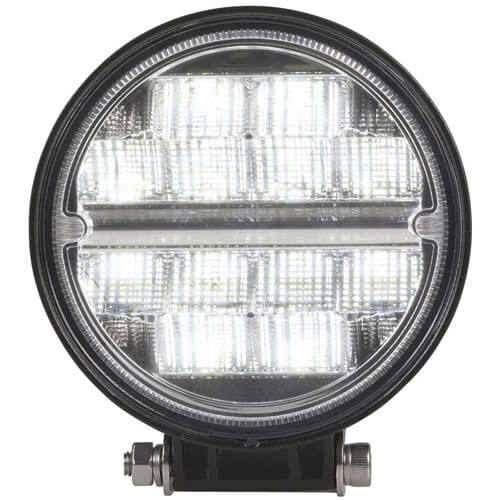 2272lm 6" Round Square LED Vehicle Floodlights (24W)