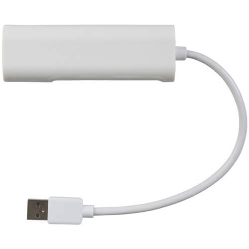 3 Port USB 2.0 Hub with Ethernet Adaptor