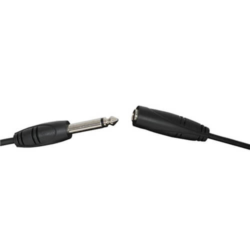 6.5mm Mono Plug to 6.5mm Mono Socket Audio Cable (Female 5m)