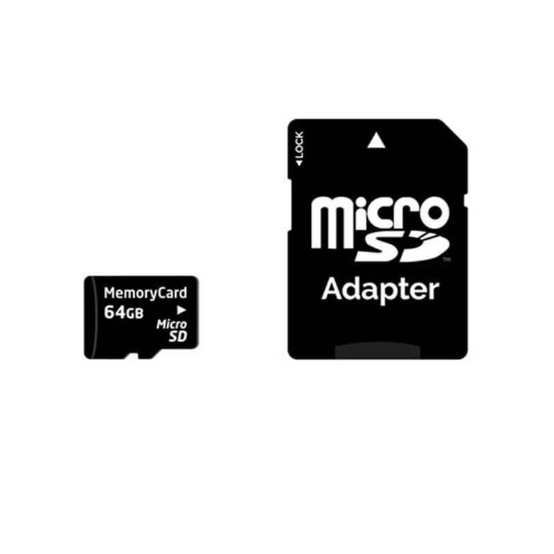 64GB Class 10 microSDHC Card with SD Adapter