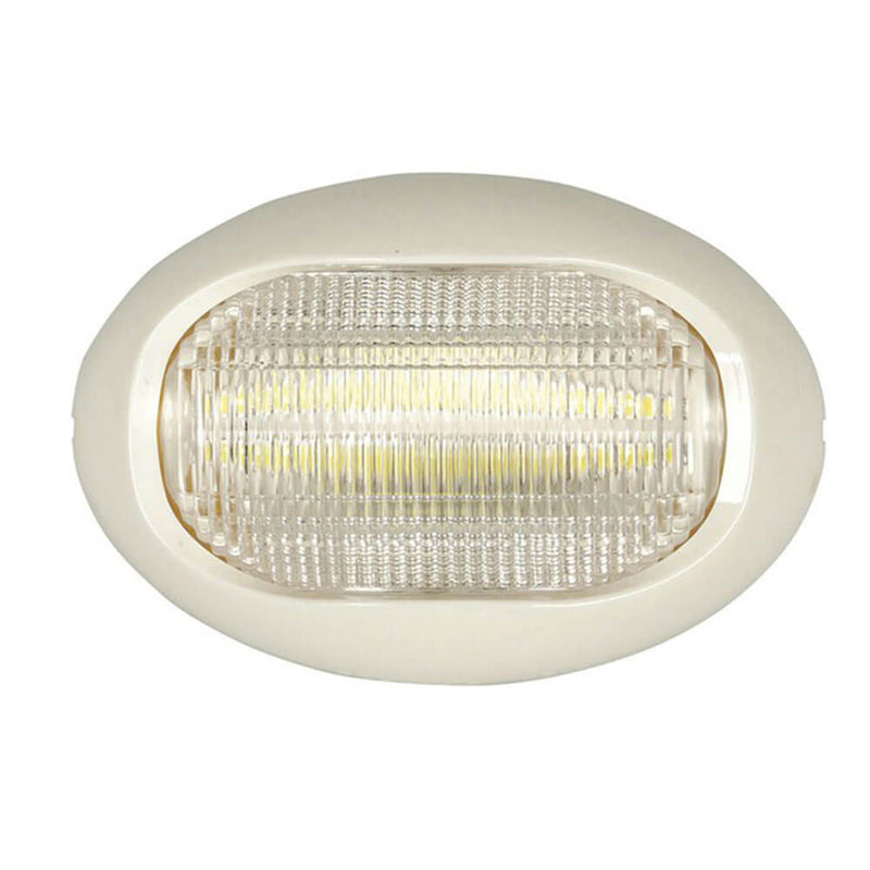 Fixed Oval Stern LED Lights White (75 x 52 x24mm)