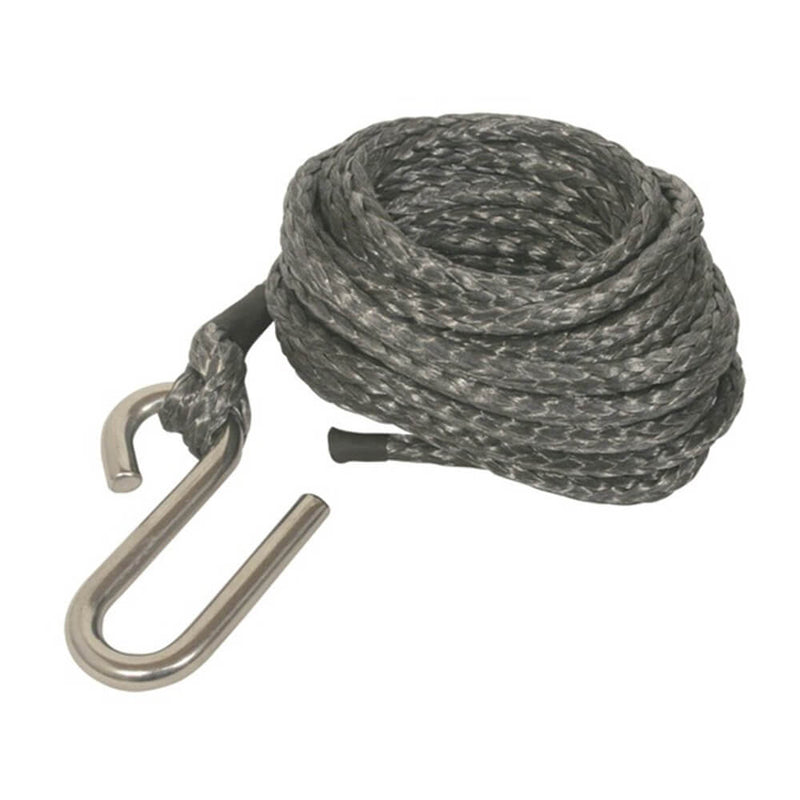 Synthetic Winch Rope with Stainless S Hook (5mm x 6m)