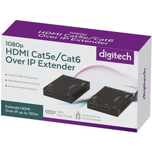 HDMI Extender Cat5E/6 TCP/IP 1080p 150m