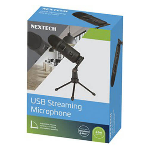 USB Streaming Microphone with Volume Control