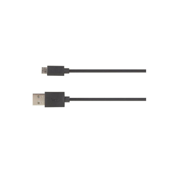 USB Type-A Plug to Micro Type-B Power Booster Cable 1.8m