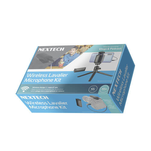 Nextech Portable Wireless Lavalier Microphone Kit