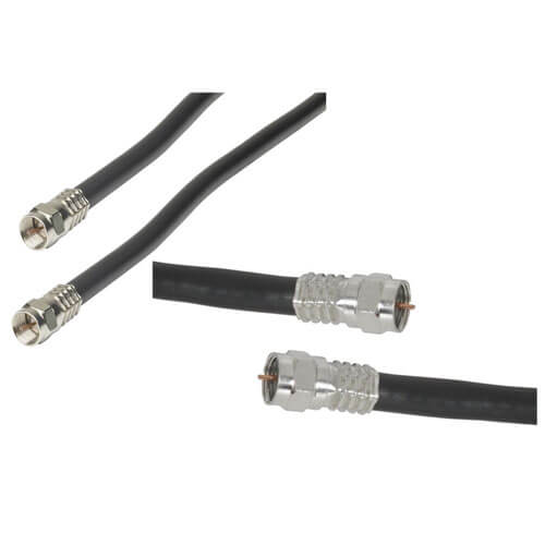 High Quality RG6 Quad Shield Cable (Black)